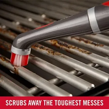 Rubbermaid Reveal Power Scrubber with Multi-Purpose Head, Cordless Electric Battery Powered Scrub Brush, Water Resistant, for Home/Kitchen/Bathroom/Grout/Tile/Shower/Tub