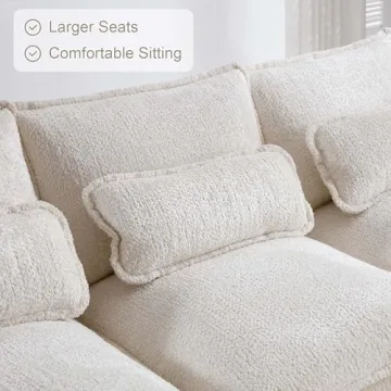 GNIXUU Cloud Sectional Sofa: Stylish & Comfortable Couch
