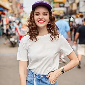 GOOJIDS Colorful Bamboo Tube Bangles Bracelet Set