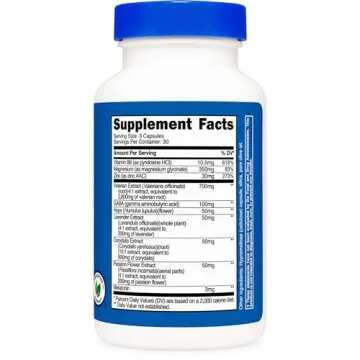 Nutricost Sleep Aid Complex 1330mg Serving (90 Capsules)