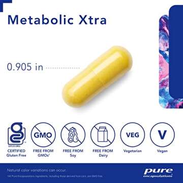 Pure Encapsulations Metabolic Xtra | Supplement to Support Carbohydrate Metabolism, and Homeostasis* | 90 Capsules