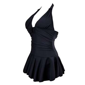 Eternatastic Women's Retro Polka Dot Tankini Swimsuit