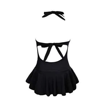 Eternatastic Women's Retro Polka Dot Tankini Swimsuit