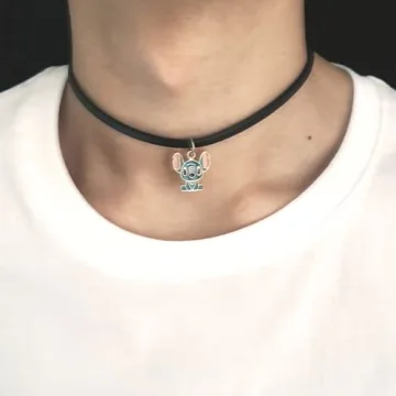 Stitch Choker Necklace for Women - Unique & Stylish Gifts