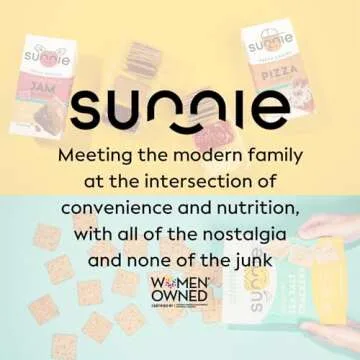 Sunnie Gluten Free Cheddar Crackers - Healthy Grain Free Crackers Made with Real Cheese - Snacks for Kids & Adults - Made with Avocado Oil - Low Calorie Snack - Individually Wrapped Snacks (9 oz - Pack of 3)