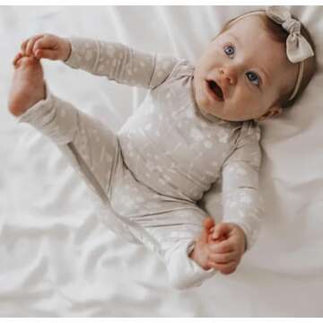 GUNAMUNA Unisex Baby, Toddler Ultra-Soft Convertible Pajama, Footie Romper Sleeper with Diaper Zipper for Easy Changing, Goose, 12-18 Months