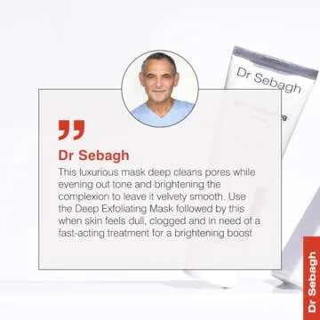 Dr Sebagh - Skin Perfecting Clay Mask [ALL SKIN TYPES] - Kaolin Clay Mask for Face - Pore Clay Masks - Face Clay Mask for Soft & Tighten Skin - Rejuvenating Mask for Deep Pore Cleansing (5.1 fl. Oz.)