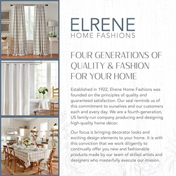 Elrene Buffalo-Check Blackout Curtain Panel for Home Decor