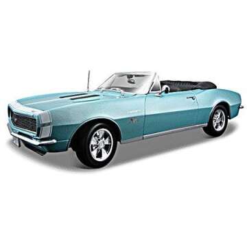1967 Chevrolet Camaro SS 396 Convertible Turquoise 1:18 by Maisto