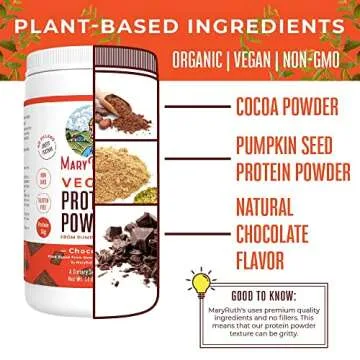 Delicious Plant-Based Organic Protein Powder by MARYRUTH