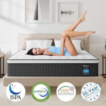 Hybrid Full Size Mattress for Ultimate Comfort and Support