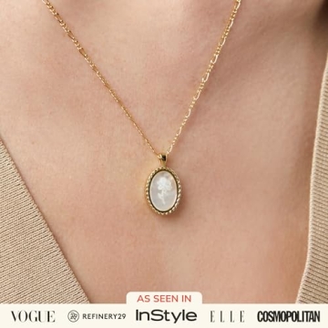 Ana Luisa Rose Engraved Necklace - Perfect Gift for Her