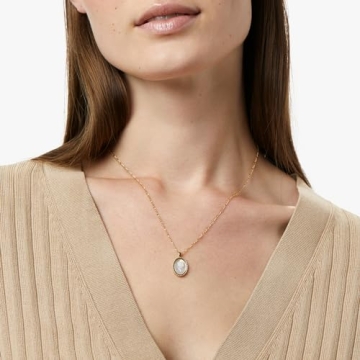 Ana Luisa Rose Engraved Necklace - Perfect Gift for Her