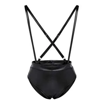 FYMNSI Sexy Women Holographic Bandeau Top & Shorts Set