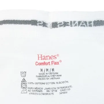 Hanes Boys' Briefs White Medium 7-Pack Comfort Wear