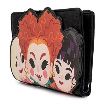 Charming Loungefly Disney Hocus Pocus Sanderson Sisters Flap Wallet for Fans
