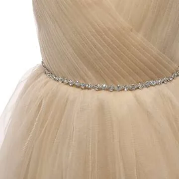 Glamulice Golden Flower Girl Dress for Young Girls Party