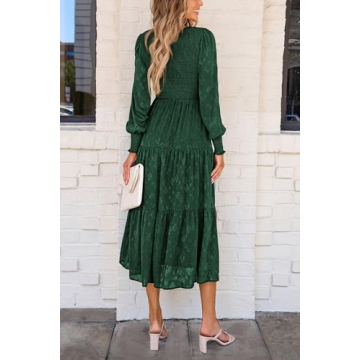 Elegant Women Midi Dress with Pockets for Any Occasion