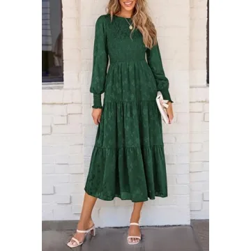 Elegant Women Midi Dress with Pockets for Any Occasion