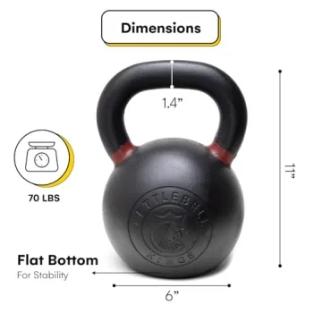 Kettlebell Kings Premium Strength Workout Kettlebell 70 lbs