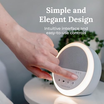 Yogasleep Nod Sound Machine with Night Light & Sleep Timer