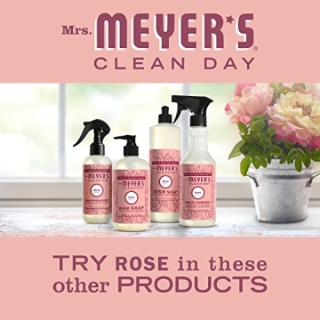 Mrs. Meyer's Rose Liquid Hand Soap 12.5 Fl Oz Pack of 3