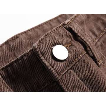 Boy's Coffee Skinny Fit Denim Jeans - Stylish & Comfy