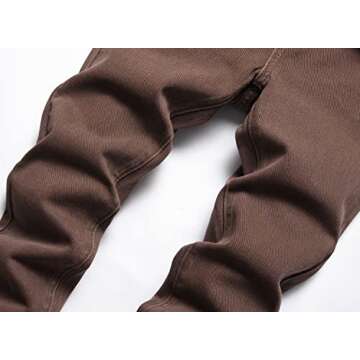 Boy's Coffee Skinny Fit Denim Jeans - Stylish & Comfy