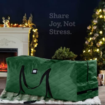 Top Rolling Christmas Tree Storage Bag with Wheels