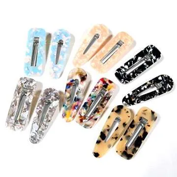 Bskifnn 60PCS Hair Clips for Silicone Resin Molds, DIY Hair Bow Clips Pearl Hairpin Hair Accessories for Girls and Women (Silver)