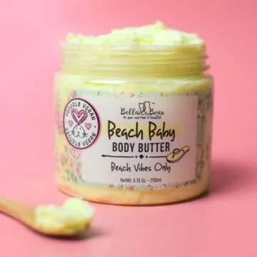 Bella and Bear Beach Baby Body Butter Vegan Cruelty-Free Hydrating