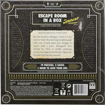 Escape Room In A Box: Werewolf Experiment Game