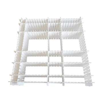 JSF Drawer Dividers Set - 12 Adjustable Organizers for Kitchen & Home