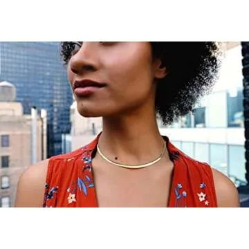 Elegant Set of 2 Stainless Steel Chokers for Women