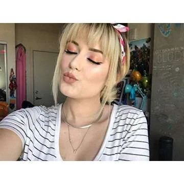 Elegant Set of 2 Stainless Steel Chokers for Women