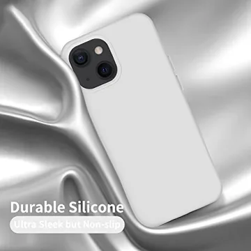 Cordking Ultra Slim iPhone 13 14 Silicone Case - White