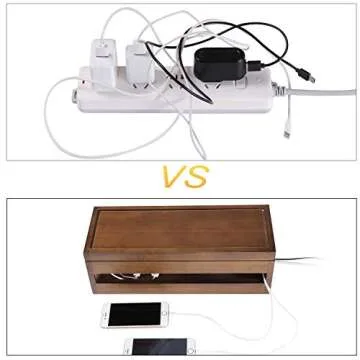 Changsuo Wooden Cord Organizer for a Tidy Home