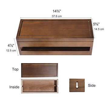 Changsuo Wooden Cord Organizer for a Tidy Home