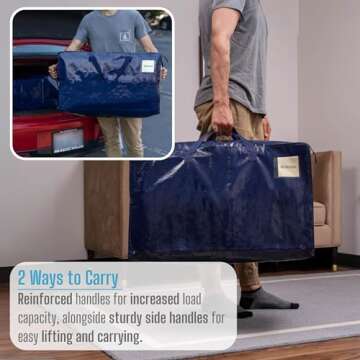 VENO 6 Pack Heavy Duty Storage Bags - Ideal for Moving
