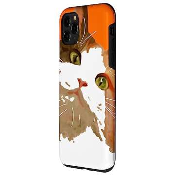 iPhone 11 Pro Max Cute Calico Cat With Tilted Head Case
