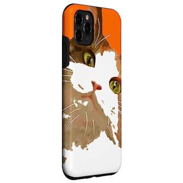 iPhone 11 Pro Max Cute Calico Cat With Tilted Head Case