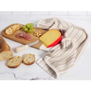 KAF Home Premium Terry Kitchen Towels | Absorbent 6 Pack