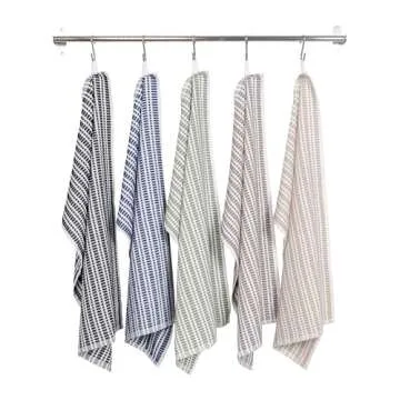 KAF Home Premium Terry Kitchen Towels | Absorbent 6 Pack