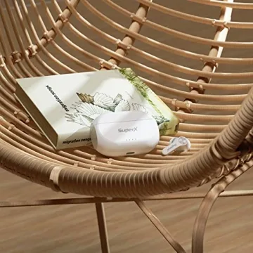 Bluetooth 5.0 Sweatproof Earbuds with Mic - SuperX