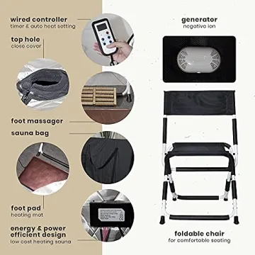 BB BROTHER Low EMF Oversize Portable Infrared Sauna