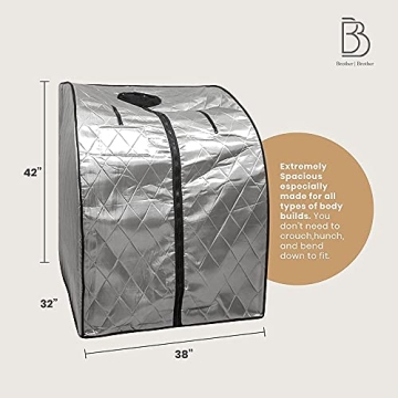 BB BROTHER Low EMF Oversize Portable Infrared Sauna