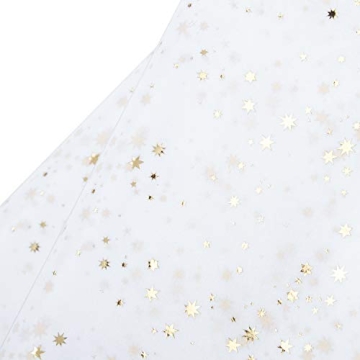 WRAPAHOLIC Gift Wrapping Tissue Paper - 25 Sheets 19.7x27.5 Inch Metallic Gold Star Gift Wrap Paper ...