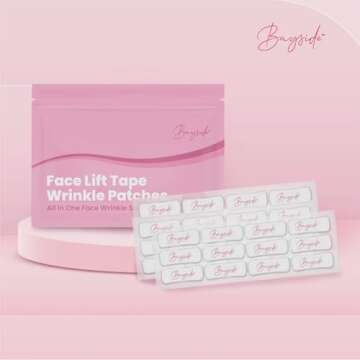Face Tape for Wrinkles and Tightening | Skin Lifting Tape for Smoothing Lines | Eye Lifting Strips for a Firm Look | Wrinkle-Reducing for Skin | Easy-to-Use Face Lifters | Pack Includes 192 Pieces