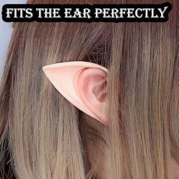 COOLJOY Cosplay Fairy Pixie Elf Ears Accessories Halloween Party Anime Party Costume Accessories Cosplay