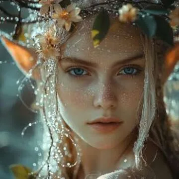 COOLJOY Cosplay Fairy Pixie Elf Ears Accessories Halloween Party Anime Party Costume Accessories Cosplay